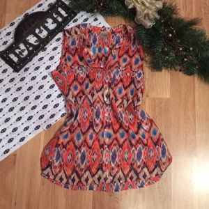 🌵Como Vintage CUTE CUTE CUTE Aztec tank 🌵